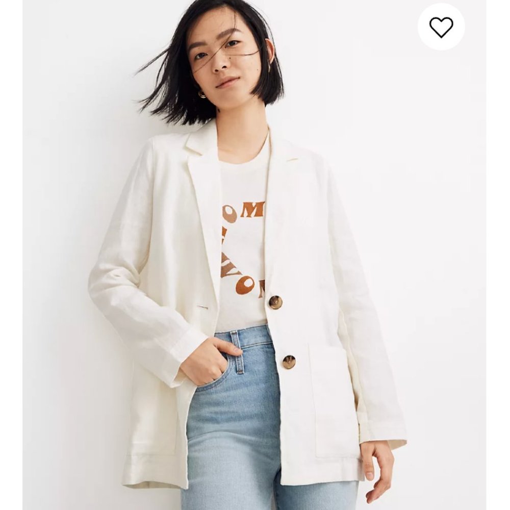 MADEWELL- Linen Dorset Blazer
